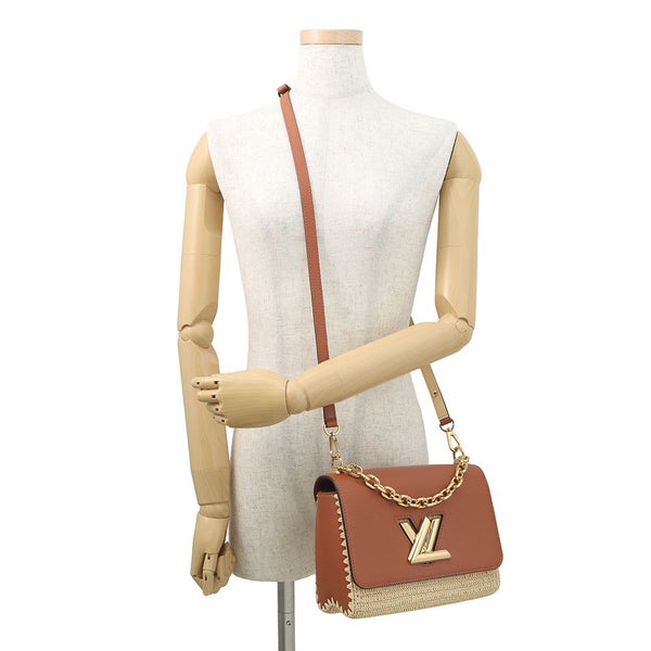 ルイヴィトン ハンドバッグ レザー/ラフィア ツイスト MM M57648 LOUIS VUITTON ヴィトン 2way ショルダー セール品