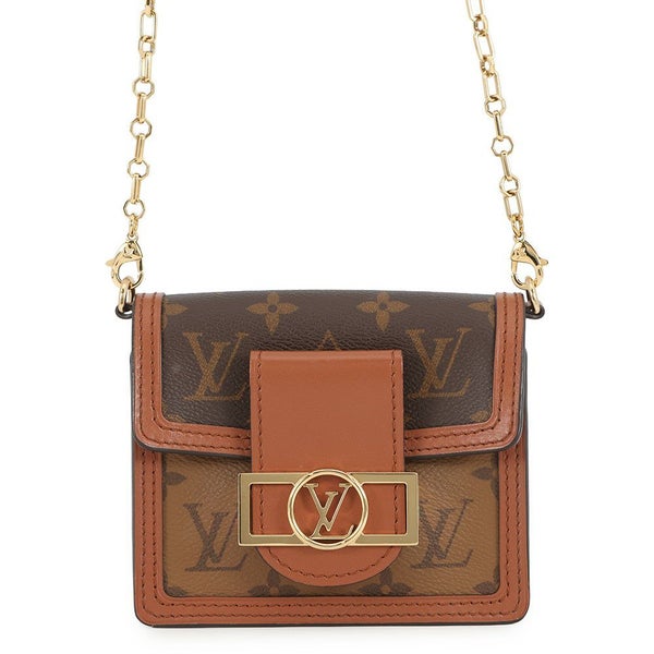 ルイヴィトン ショルダーバッグ モノグラム・リバース ピコ・ドーフィーヌ M82749 ヴィトン バッグ 3way ハンドバッグ 黒 ブラック