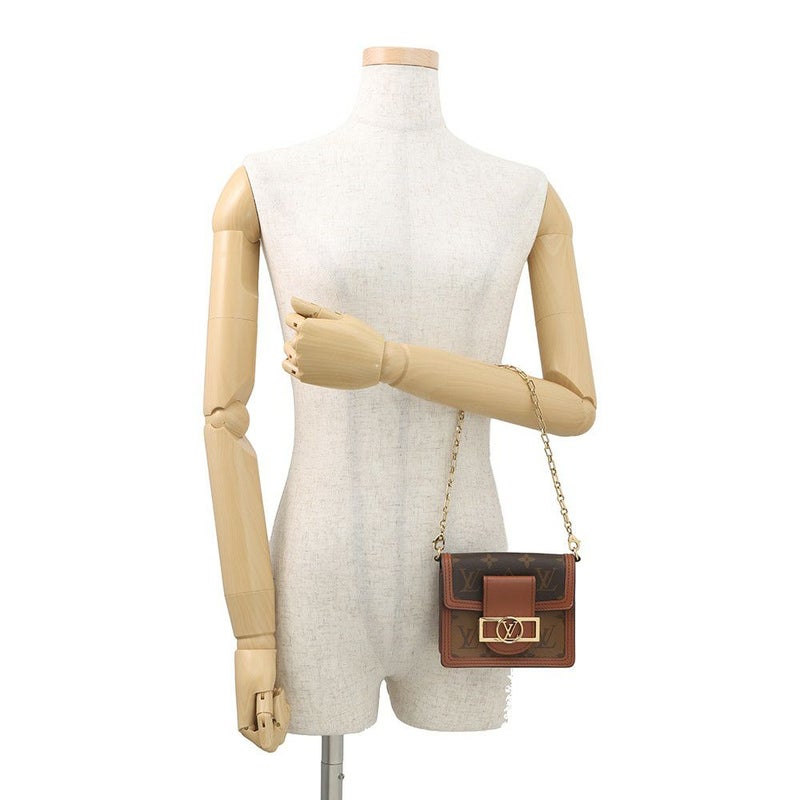 ルイヴィトン ショルダーバッグ モノグラム・リバース ピコ・ドーフィーヌ M82749 ヴィトン バッグ 3way ハンドバッグ 黒 ブラック