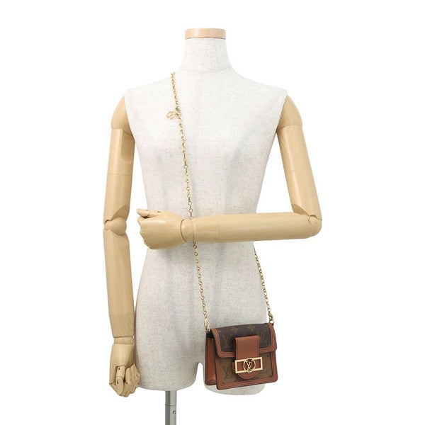 ルイヴィトン ショルダーバッグ モノグラム・リバース ピコ・ドーフィーヌ M82749 ヴィトン バッグ 3way ハンドバッグ 黒 ブラック