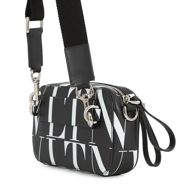 ヴァレンティノ・ガラヴァーニ ショルダーバッグ VLTNロゴ VALENTINO 2wayボディバッグ 黒