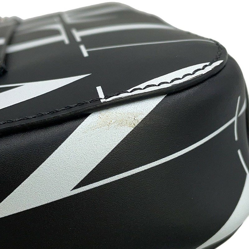 ヴァレンティノ・ガラヴァーニ ショルダーバッグ VLTNロゴ VALENTINO 2wayボディバッグ 黒