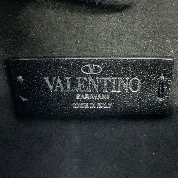 ヴァレンティノ・ガラヴァーニ ショルダーバッグ VLTNロゴ VALENTINO 2wayボディバッグ 黒