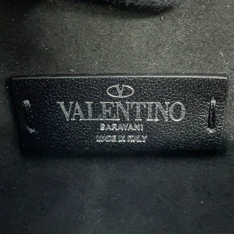ヴァレンティノ・ガラヴァーニ ショルダーバッグ VLTNロゴ VALENTINO 2wayボディバッグ 黒