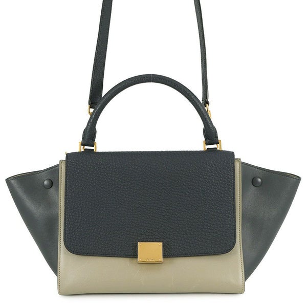 セリーヌ ハンドバッグ トラペーズ スモール レザー 174683 CELINE 2way
