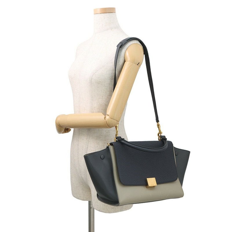 セリーヌ ハンドバッグ トラペーズ スモール レザー 174683 CELINE 2way