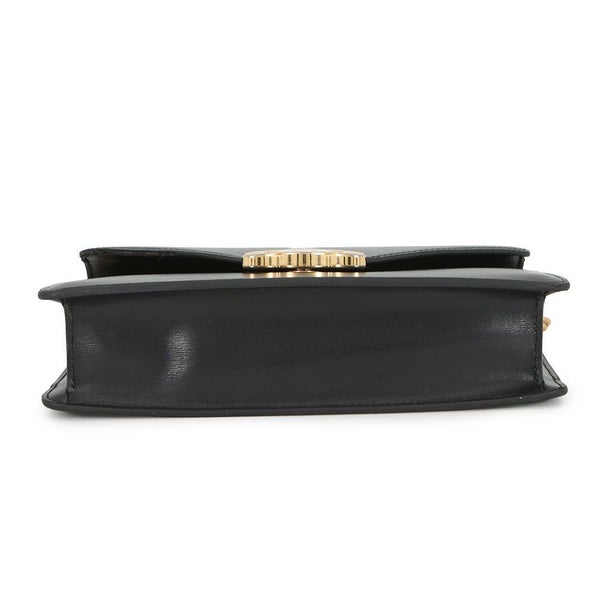 セリーヌ チェーンウォレット トリオンフ マーゴ シャイニーカーフレザー 10L033DPV CELINE 財布 黒