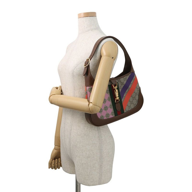 グッチ ショルダーバッグ ジャッキー 1961 GGスプリーム ジオメトリックプリント スモール 636706 GUCCI