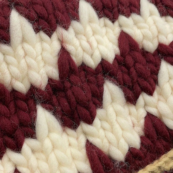 グッチ チェーンショルダーバッグ ニット GGマーモント ウール/レザー 443497 GUCCI 白