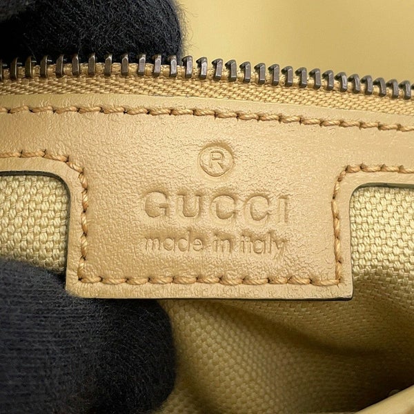 グッチ チェーンショルダーバッグ ニット GGマーモント ウール/レザー 443497 GUCCI 白