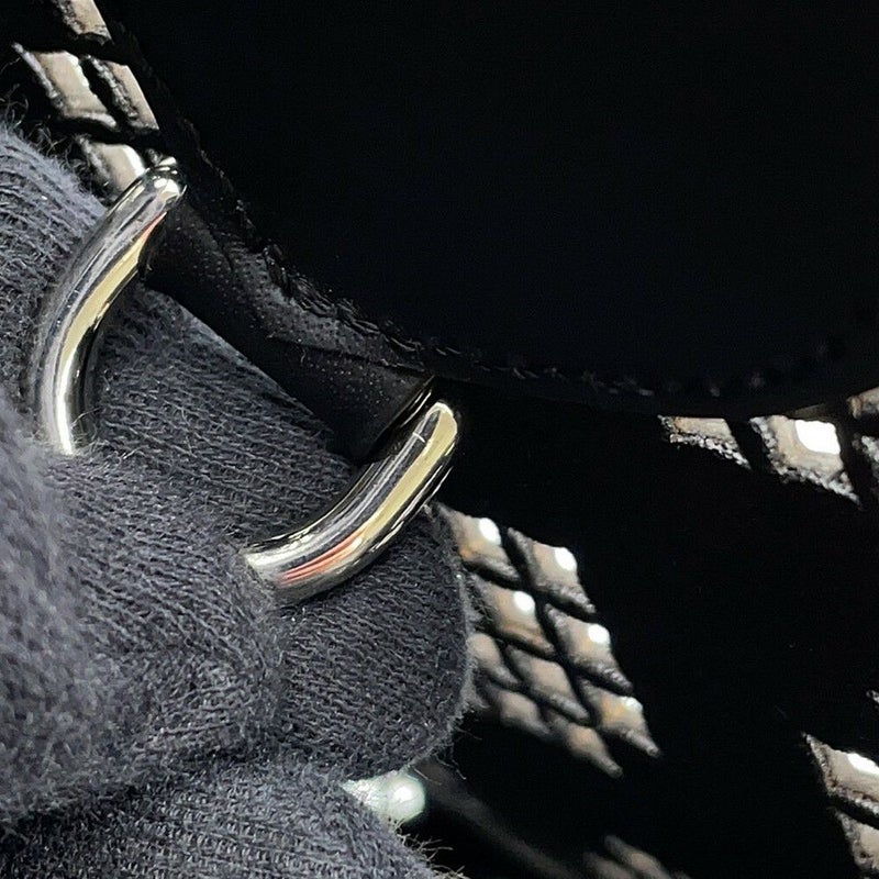 グッチ トートバッグ カットアウトモチーフ ミディアム GG レザー 772229 GUCCI ポーチ付き 黒