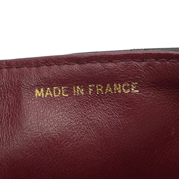 シャネル チェーンショルダーバッグ マトラッセ ココマーク フルフラップ ラムスキン A02500 CHANEL 黒