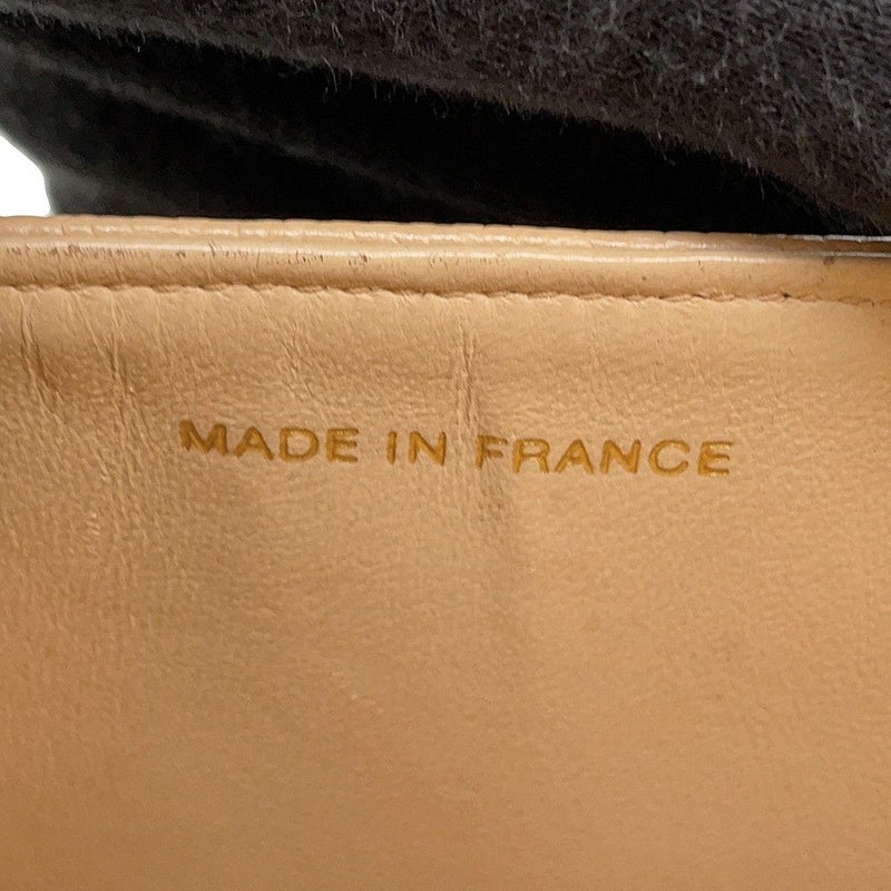 シャネル チェーンショルダーバッグ マトラッセ25 ココマーク ダブルチェーン キャビアスキン A01112 CHANEL