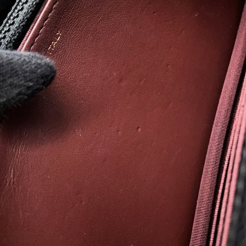 シャネル チェーンウォレット マトラッセ ココマーク キャビアスキン AP0250 CHANEL 財布 黒