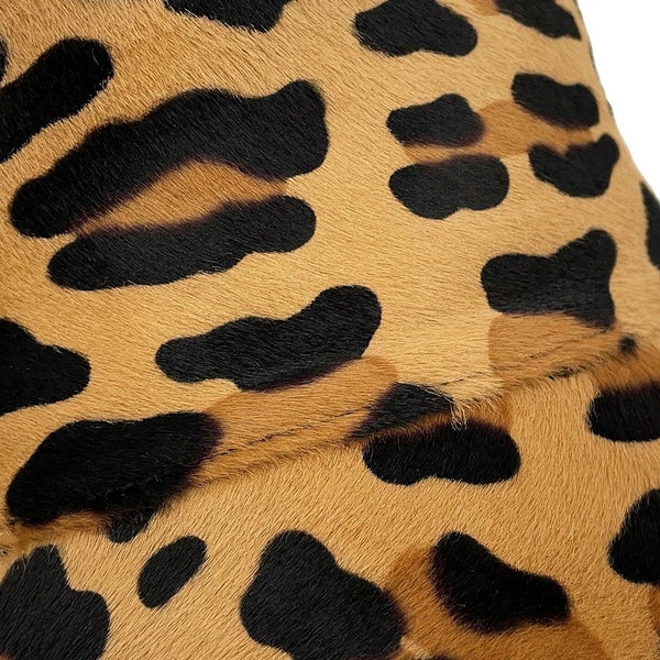 プラダ ハット レオパードプリント ハラコ サイズS 1HC137 PRADA バケットハット 帽子