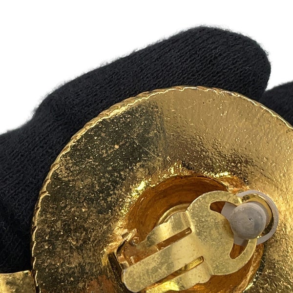 シャネル イヤリング 麦わら帽子モチーフ メタル CHANEL アクセサリー