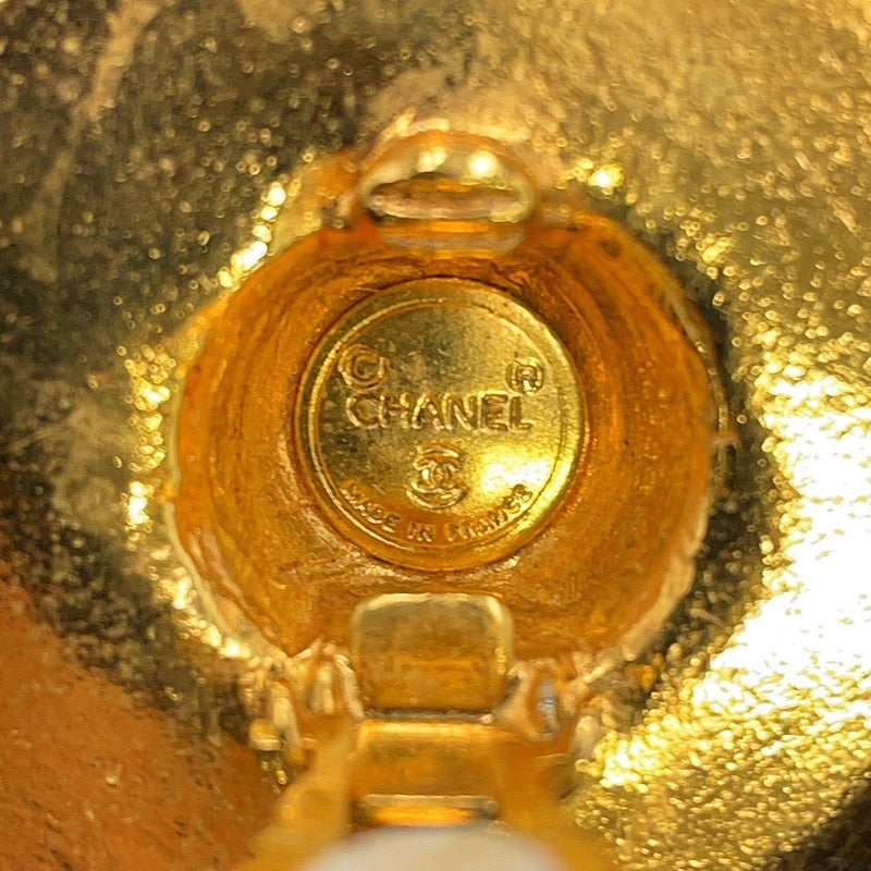 シャネル イヤリング 麦わら帽子モチーフ メタル CHANEL アクセサリー