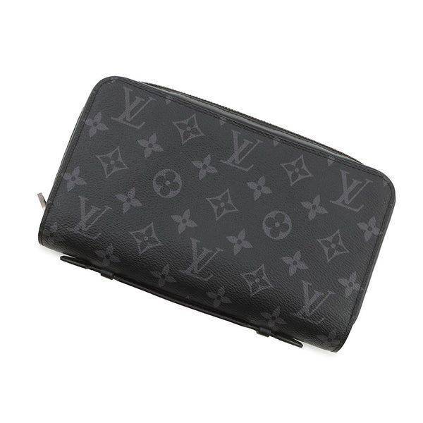 ルイヴィトン 長財布 モノグラム・エクリプス ジッピーXL M61698 LOUIS VUITTON 旧型金具 黒 ブラック