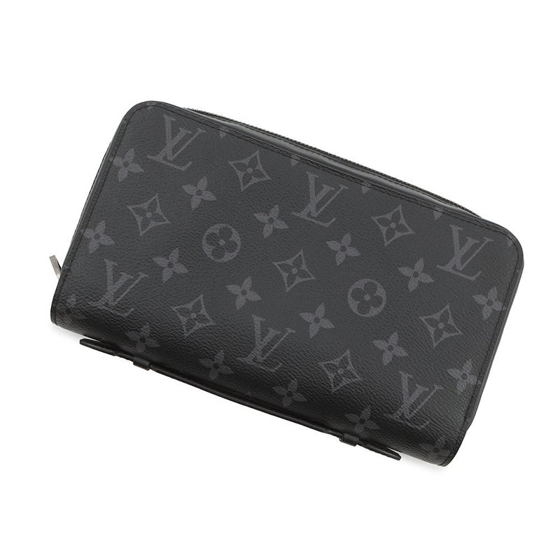 ルイヴィトン 長財布 モノグラム・エクリプス ジッピーXL M61698 LOUIS VUITTON 旧型金具 黒 ブラック