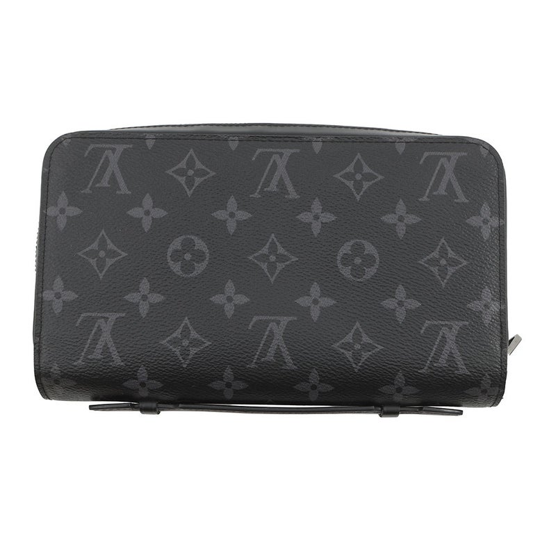 ルイヴィトン 長財布 モノグラム・エクリプス ジッピーXL M61698 LOUIS VUITTON 旧型金具 黒 ブラック