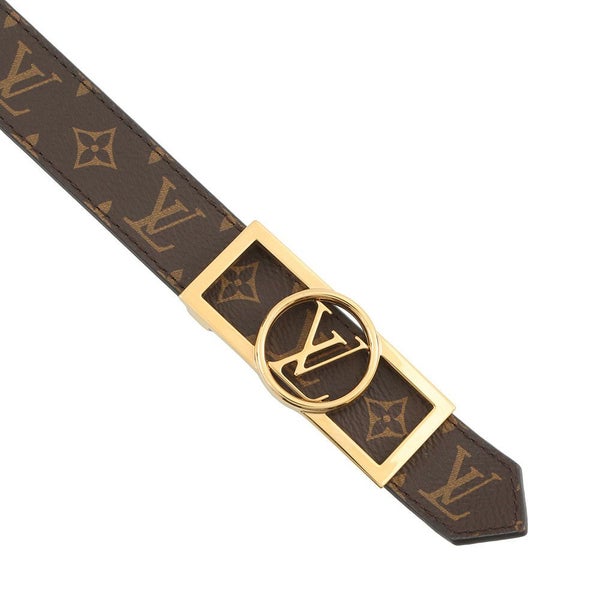 ルイヴィトン ベルト モノグラム ドーフィーヌ 25MM リバーシブル サイズ85 M0196V LOUIS VUITTON