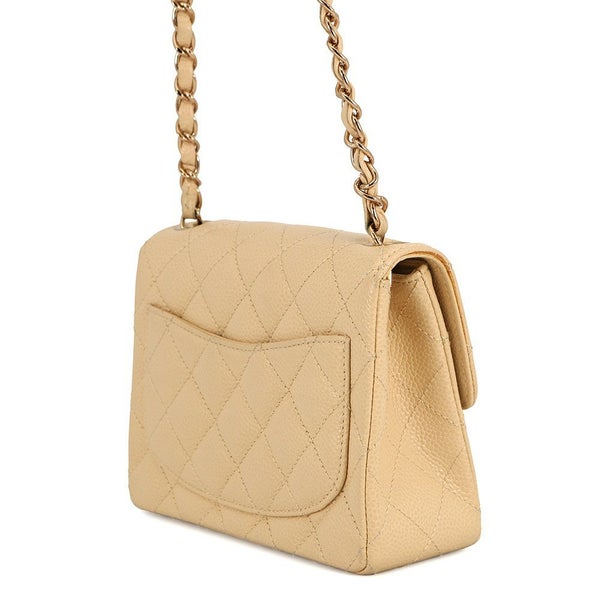 シャネル チェーンショルダーバッグ ミニマトラッセ ココマーク キャビアスキン A35200 CHANEL 黒