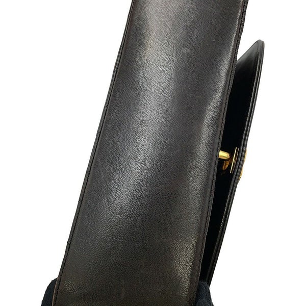 シャネル チェーンショルダーバッグ マトラッセ ココマーク ダイアナ ラムスキン A01164 CHANEL 黒