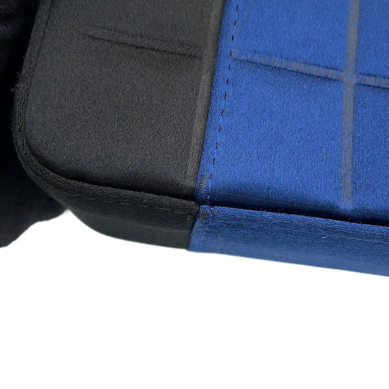 シャネル チェーンショルダーバッグ チョコバー サテン CHANEL ワンショルダー