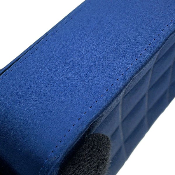 シャネル チェーンショルダーバッグ チョコバー サテン CHANEL ワンショルダー