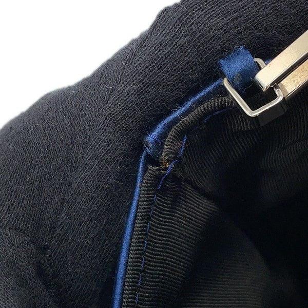 シャネル チェーンショルダーバッグ チョコバー サテン CHANEL ワンショルダー