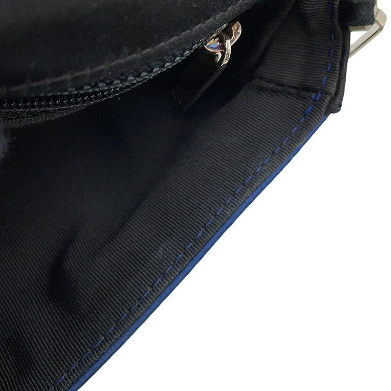 シャネル チェーンショルダーバッグ チョコバー サテン CHANEL ワンショルダー