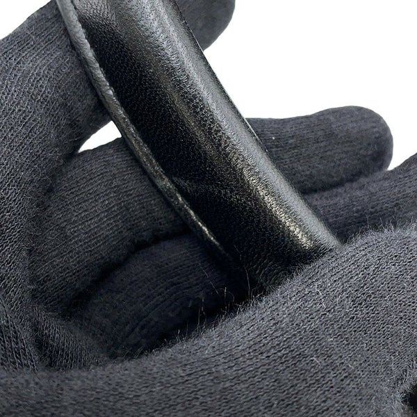 ボッテガヴェネタ トートバッグ イントレチャート スナップ レザー BOTTEGA VENETA 黒