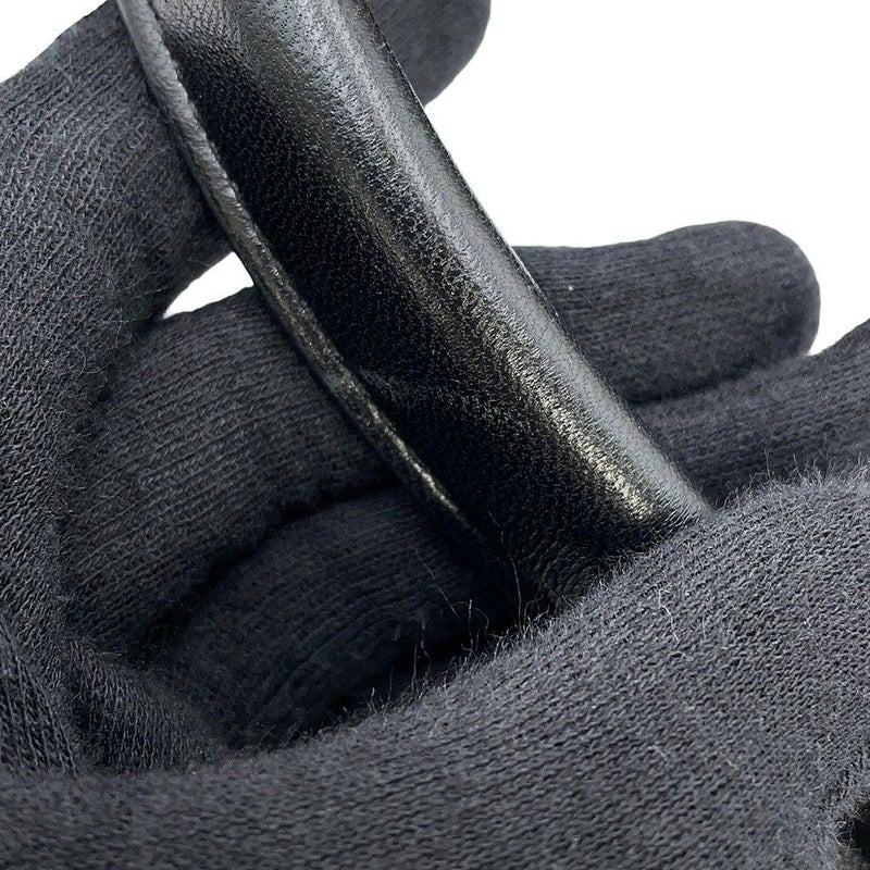 ボッテガヴェネタ トートバッグ イントレチャート スナップ レザー BOTTEGA VENETA 黒