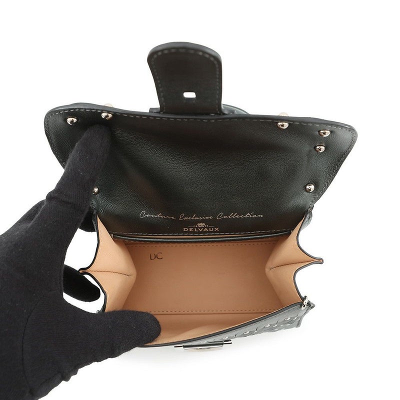 デルヴォー ハンドバッグ ブリヨン アイロン・シールド マイクロ パテント AA0434ARC080KPA Delvaux 2way アウトレット品
