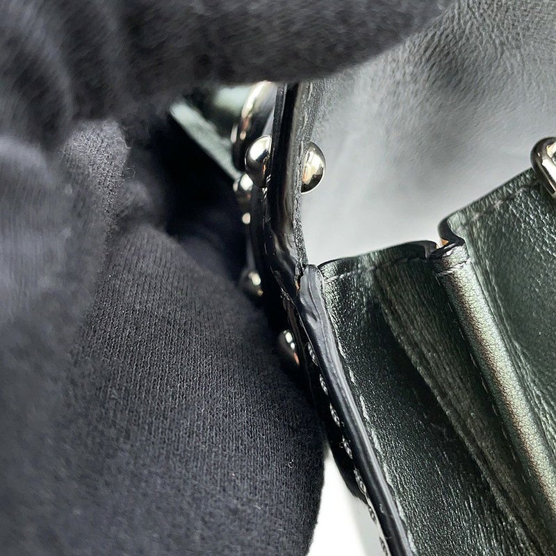 デルヴォー ハンドバッグ ブリヨン アイロン・シールド マイクロ パテント AA0434ARC080KPA Delvaux 2way アウトレット品