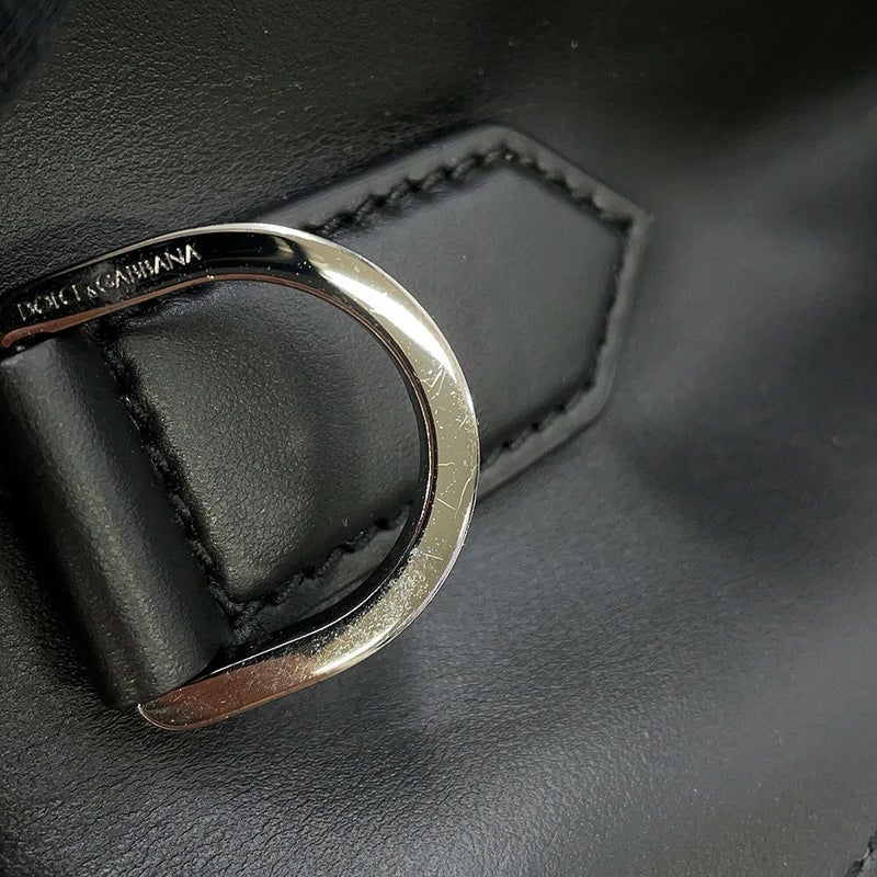 ドルチェ＆ガッバーナ トートバッグ ロゴ ショッピングバッグ レザー BM2154AG218 2way 黒