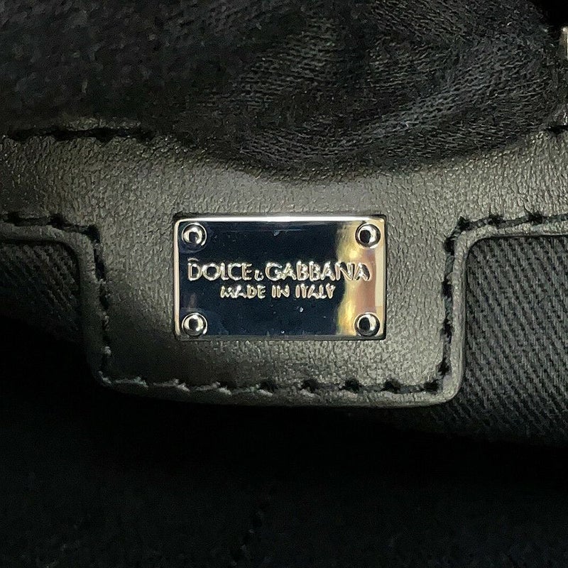 ドルチェ＆ガッバーナ トートバッグ ロゴ ショッピングバッグ レザー BM2154AG218 2way 黒