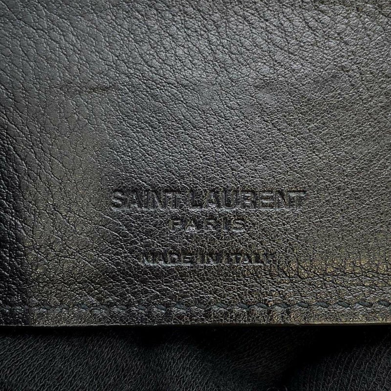 サンローランパリ 二つ折り財布 YSL SAINT LAURENT PARIS 財布 メンズ 黒