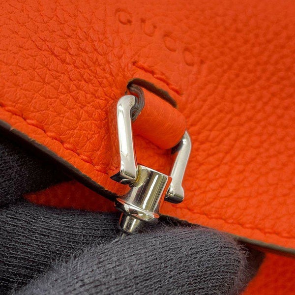 グッチ ショルダーバッグ ニュージャッキー レザー 364435 GUCCI バッグ オレンジ