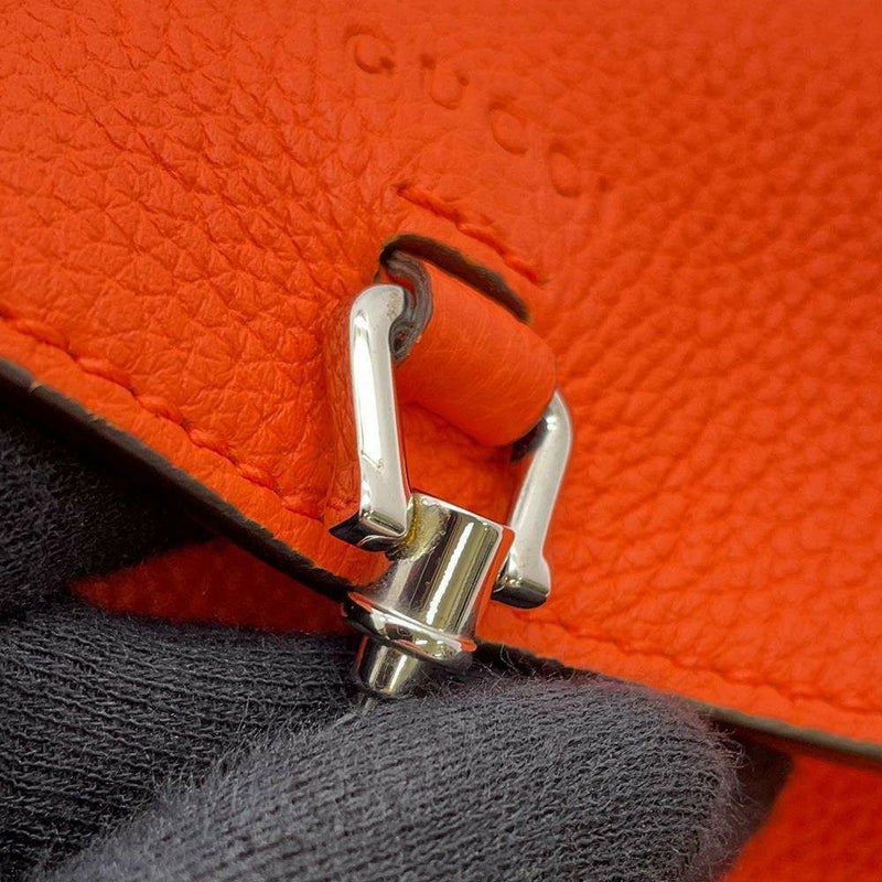 グッチ ショルダーバッグ ニュージャッキー レザー 364435 GUCCI バッグ オレンジ