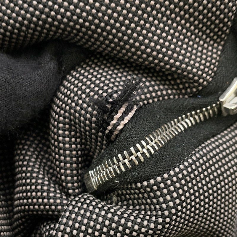 エルメス トートバッグ エールライン カバス グリス/ブラック/シルバー金具 キャンバス HERMES バッグ