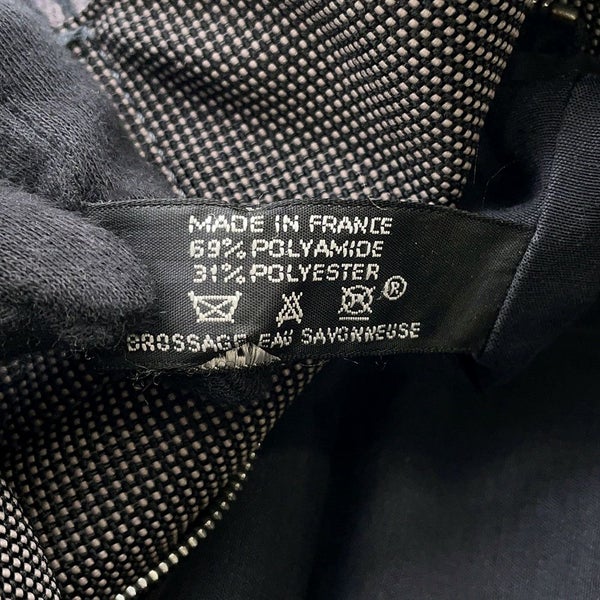 エルメス トートバッグ エールライン カバス グリス/ブラック/シルバー金具 キャンバス HERMES バッグ