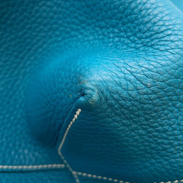 エルメス トートバッグ ドゥブルセンス45 ブルーイズミール/ブルーサフィール トリヨンクレマンス □R刻印