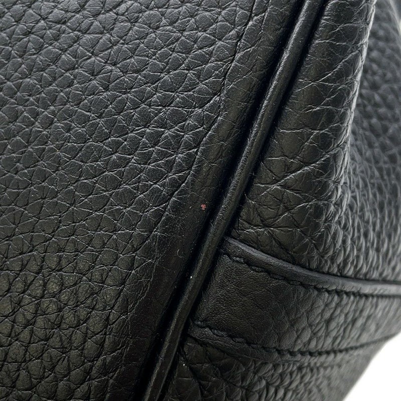 エルメス ハンドバッグ ピコタンロックMM ブラック/シルバー金具 トリヨンクレマンス D刻印 黒