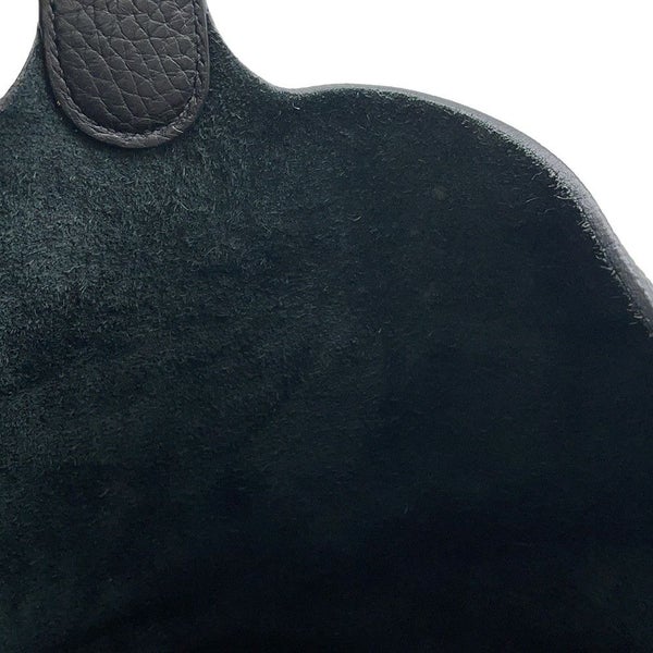 エルメス ハンドバッグ ピコタンロックMM ブラック/シルバー金具 トリヨンクレマンス D刻印 黒
