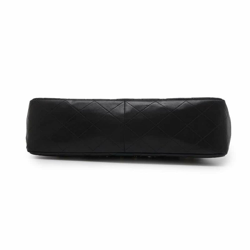 シャネル チェーンショルダーバッグ マトラッセ30 ココマーク ラムスキン A04412 CHANEL バッグ デカマト 黒