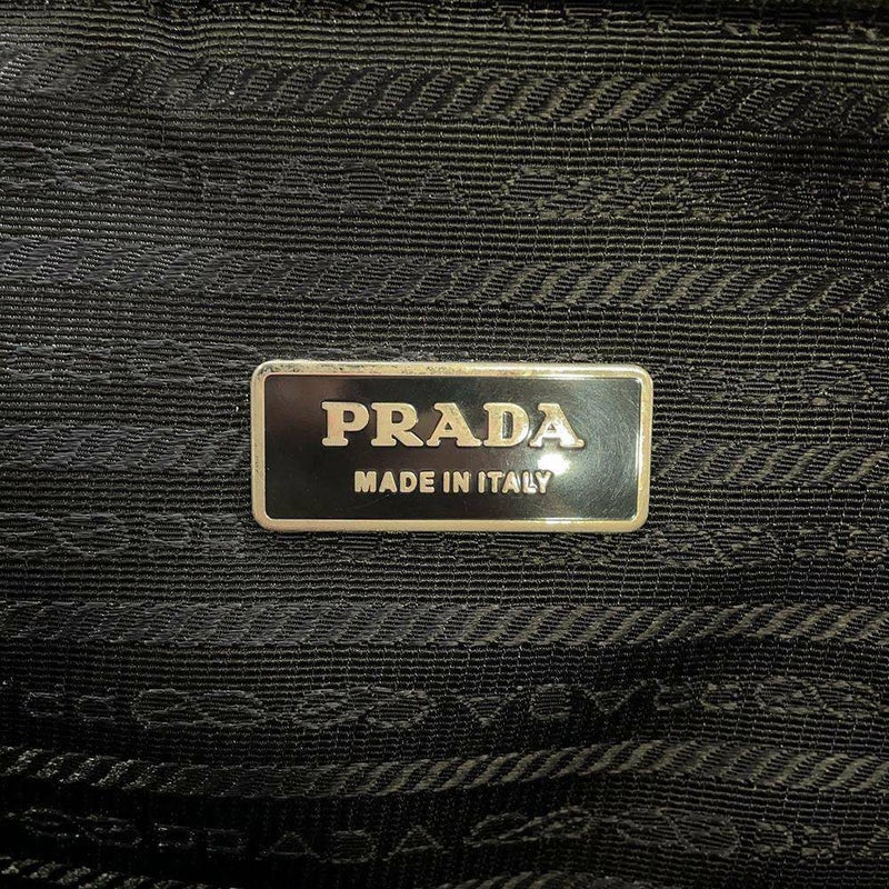 プラダ ビジネスバッグ ブリーフケース トライアングルロゴ ナイロン PRADA メンズ 黒