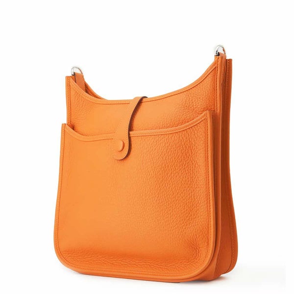 エルメス ショルダーバッグ エブリン3 PM オレンジ/シルバー金具 トリヨンクレマンス W刻印