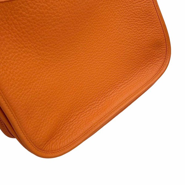 エルメス ショルダーバッグ エブリン3 PM オレンジ/シルバー金具 トリヨンクレマンス W刻印