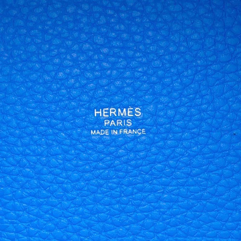 エルメス ハンドバッグ ピコタンロックMM ブルーイドラ/シルバー金具 トリヨンクレマンス W刻印